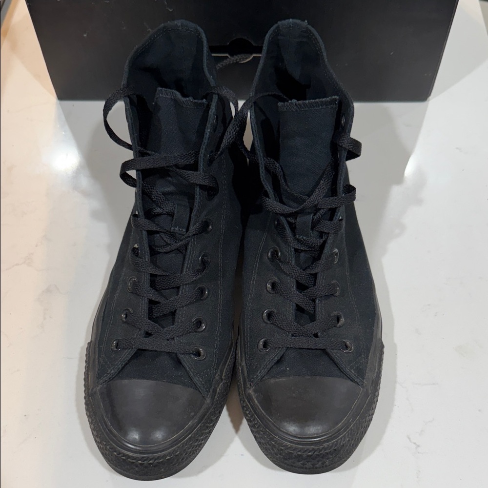 Converse Black High Top Sneakers